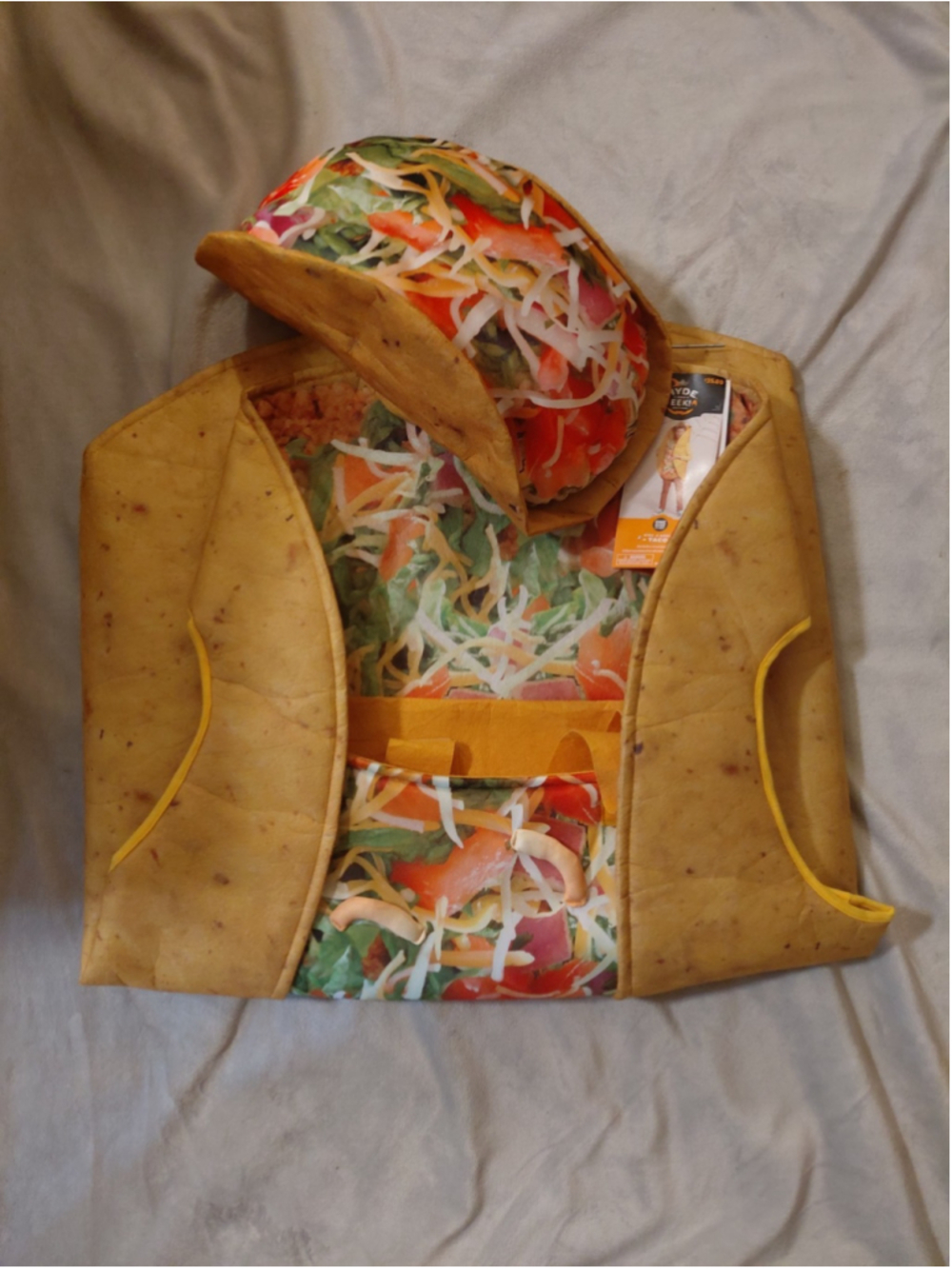 Halloween Hyde and Eek! Boutique Kids & Adult Taco Costume And Taco Hat NWT